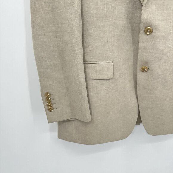 RALPH RALPH LAUREN jacket blazer sport coat tan beige 42L - Picture 8 of 13